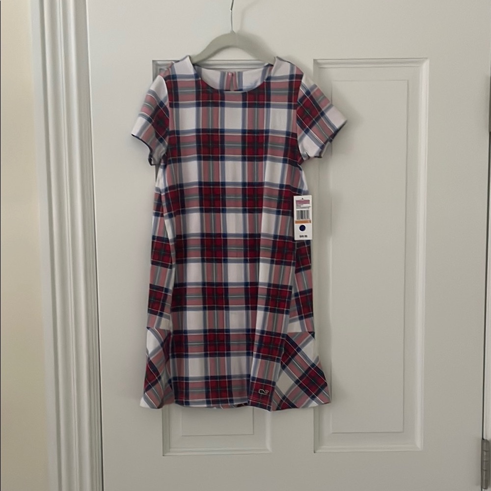 Vineyard Vines Red and Blue Plaid girls dress new with tags never worn